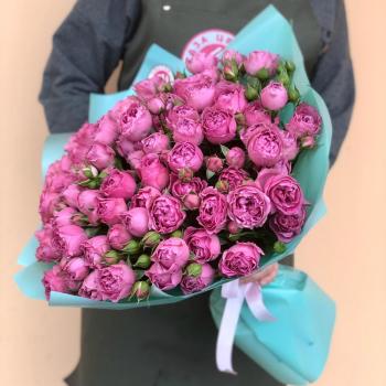 Букет из кустовых розовых роз Артикул: 3213i