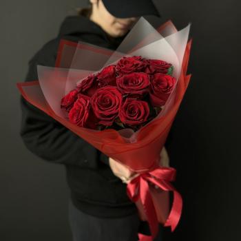 Эквадорские розы 40 см (Красные)