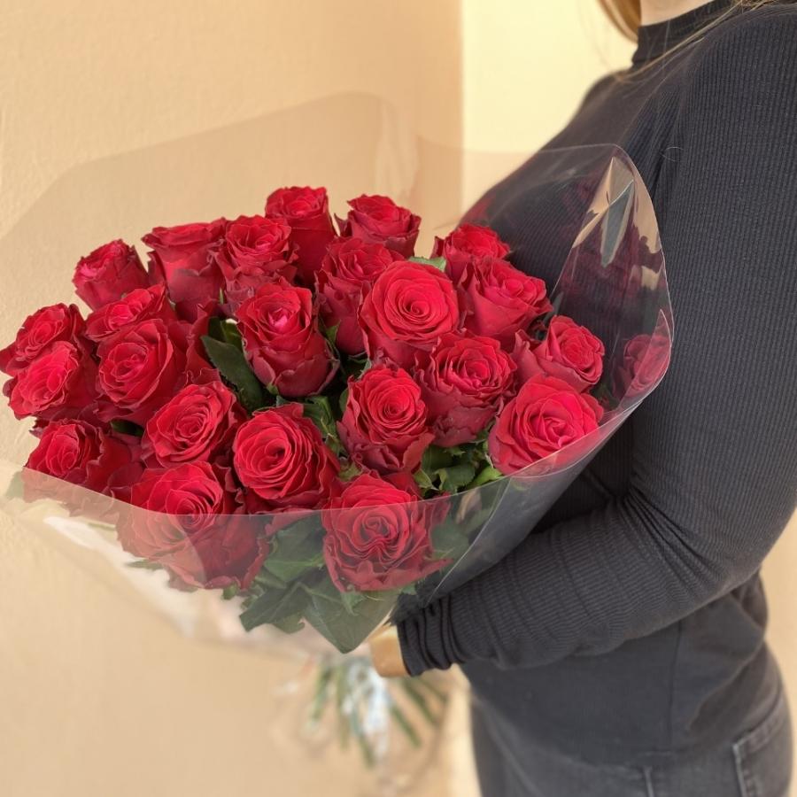Эквадорские розы 50 см (Красные)