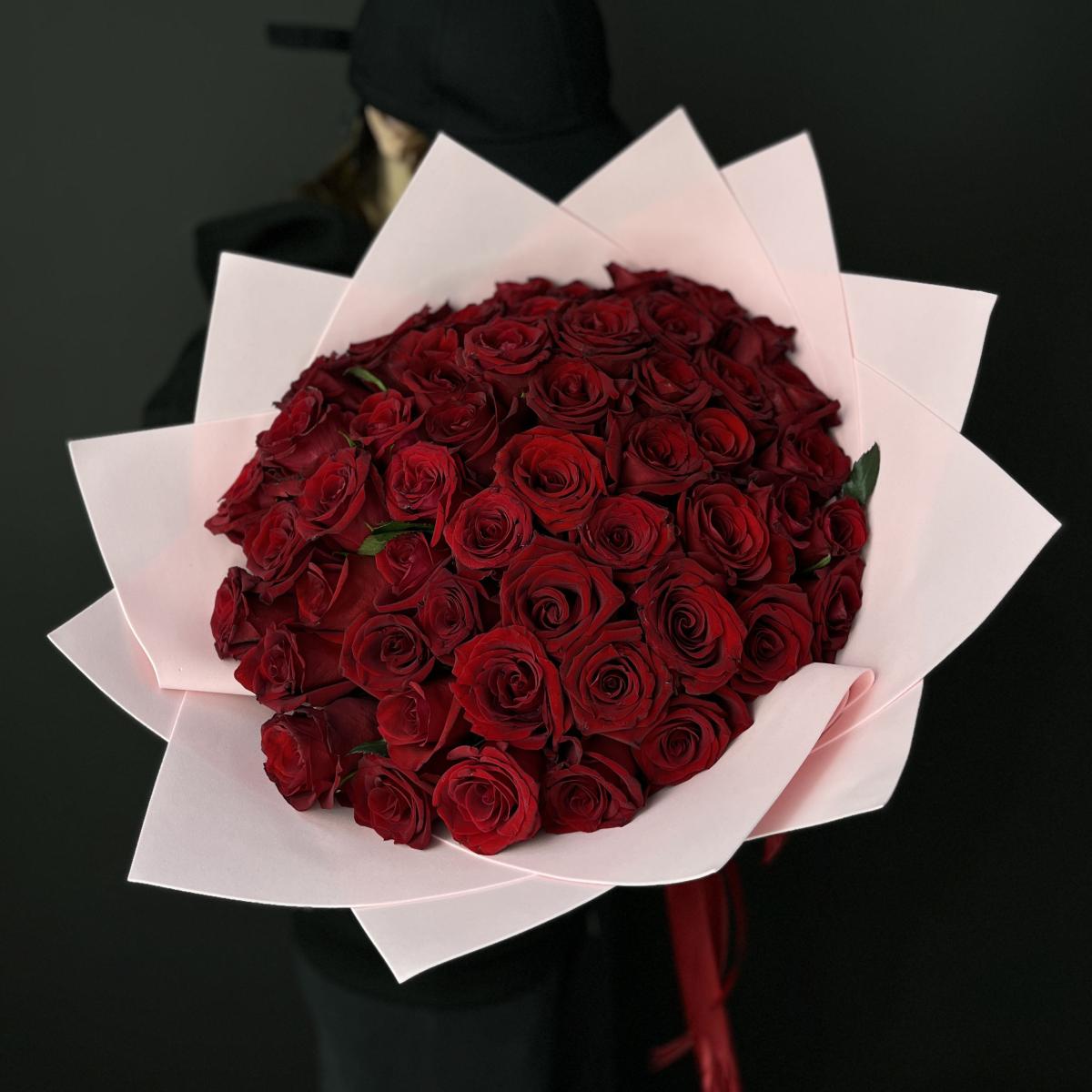 Розы Эквадор 40 см (Красный)